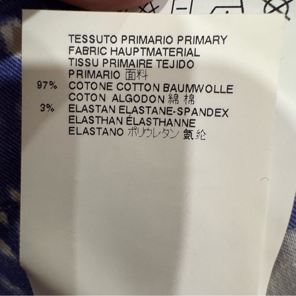 Maison Martin Margiela MM6 Women 42 US 6 Sleeveless Shift Mini Dress Blue White - Picture 9 of 13